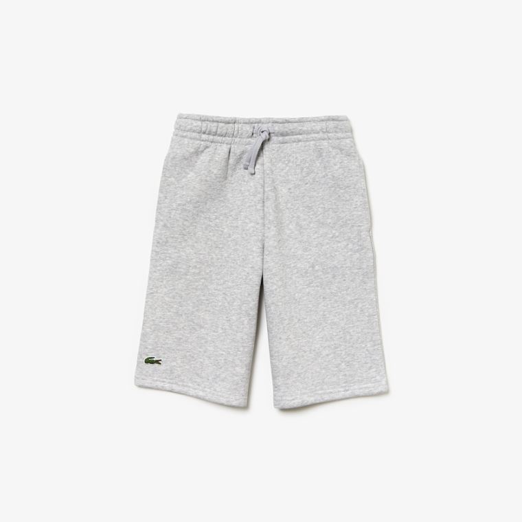 Lacoste SPORT Tenisz Pamut Fleece Shorts Szürke | xelNTjps