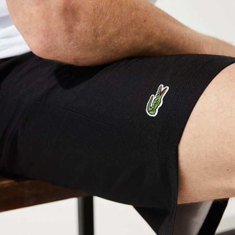 Lacoste SPORT Tenisz Shorts Fekete | p84VjQol