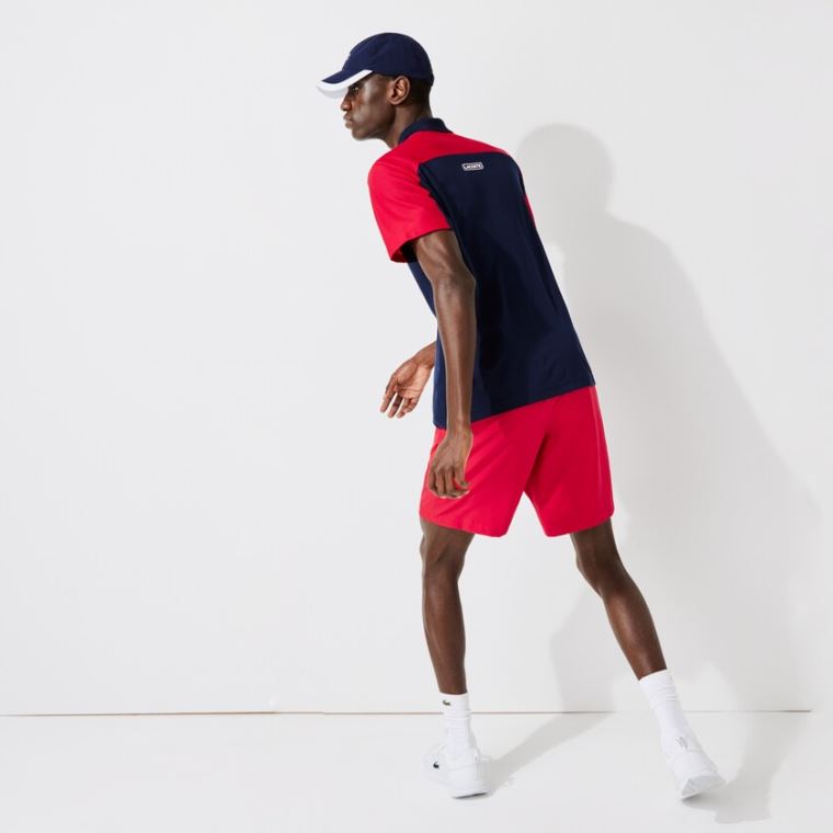 Lacoste SPORT Tenisz Shorts Piros | y8CBJHAp