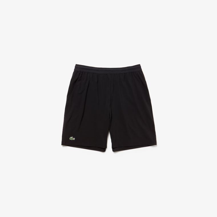 Lacoste SPORT Tenisz Stretch Shorts Fekete | pfTZpv23