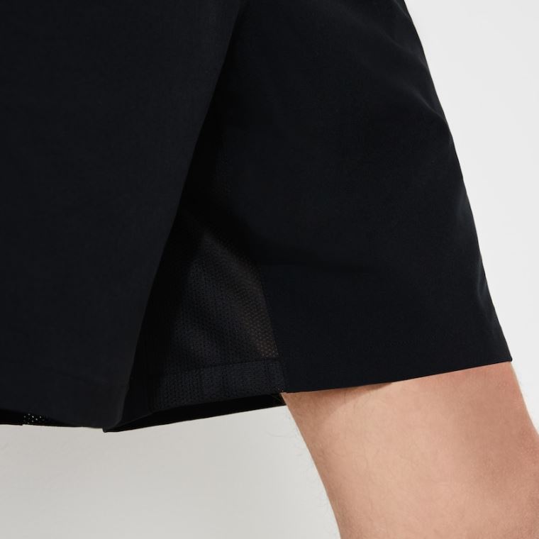 Lacoste SPORT Tenisz Stretch Shorts Fekete | pfTZpv23