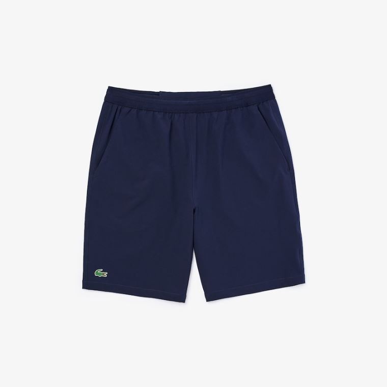 Lacoste SPORT Tenisz Stretch Shorts Sötétkék Kék | wubBowpx