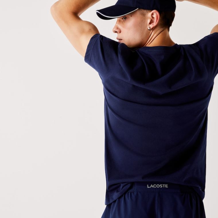 Lacoste SPORT Tenisz Stretch Shorts Sötétkék Kék | wubBowpx