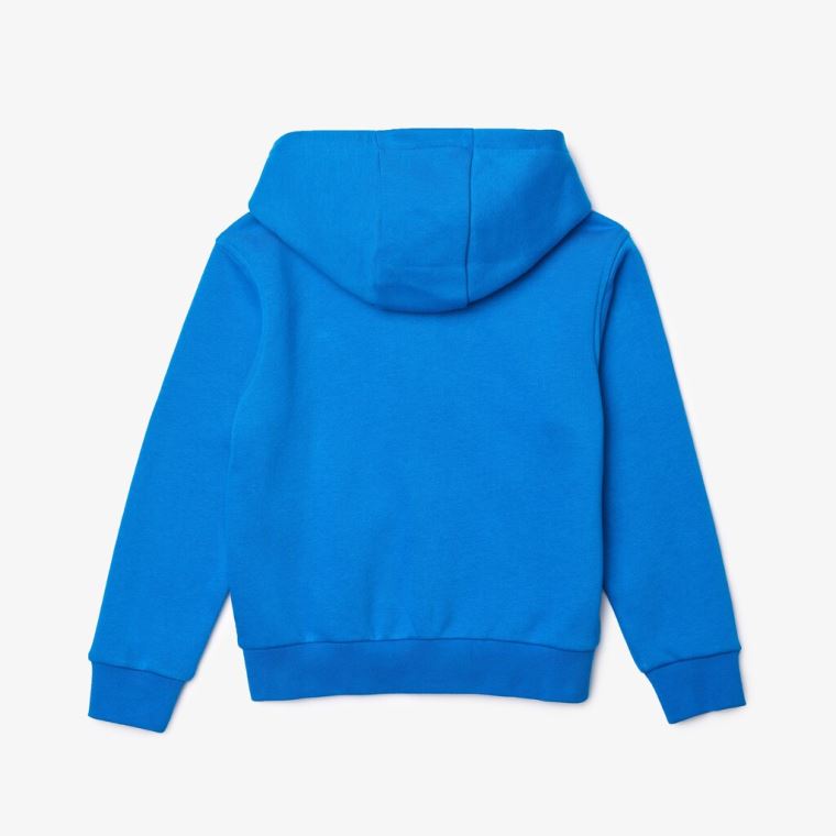 Lacoste SPORT Tenisz Zippered Fleece Sweatshirt Kék Sötétkék Kék | yJzaSBHA