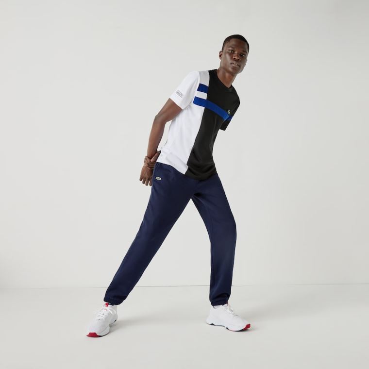 Lacoste SPORT Tenisz trackpants in fleece Sötétkék Kék | 9F8LW4hy