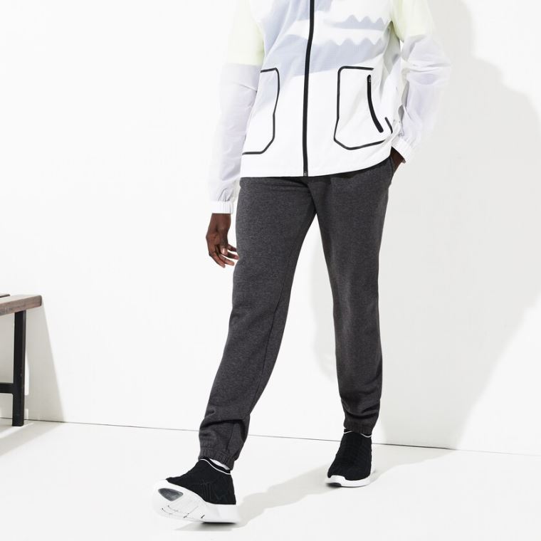 Lacoste SPORT Tenisz trackpants in fleece Szürke | aQ5IWtKq