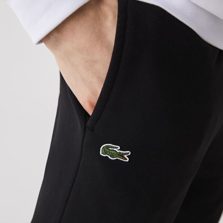 Lacoste SPORT Tenisz trackpants in fleece Fekete | rQDRKDnE