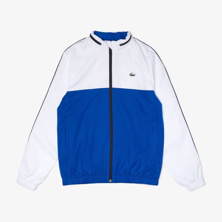 Lacoste SPORT Two-Tone Tenisz Tracksuit Kék Fehér Sötétkék Kék | 4RLAhvw5