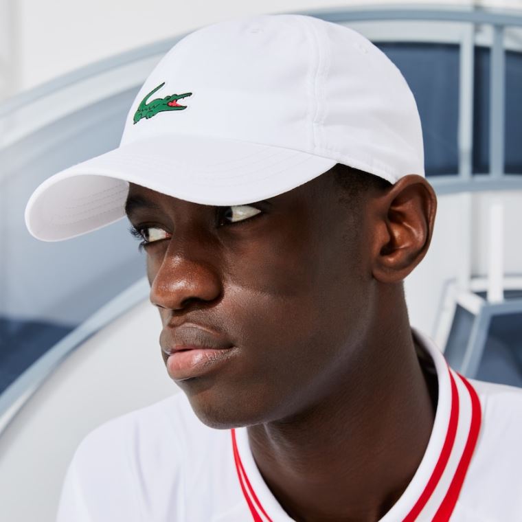 Lacoste SPORT x Novak Djokovic Microfiber Cap Fehér | 3TvItmue