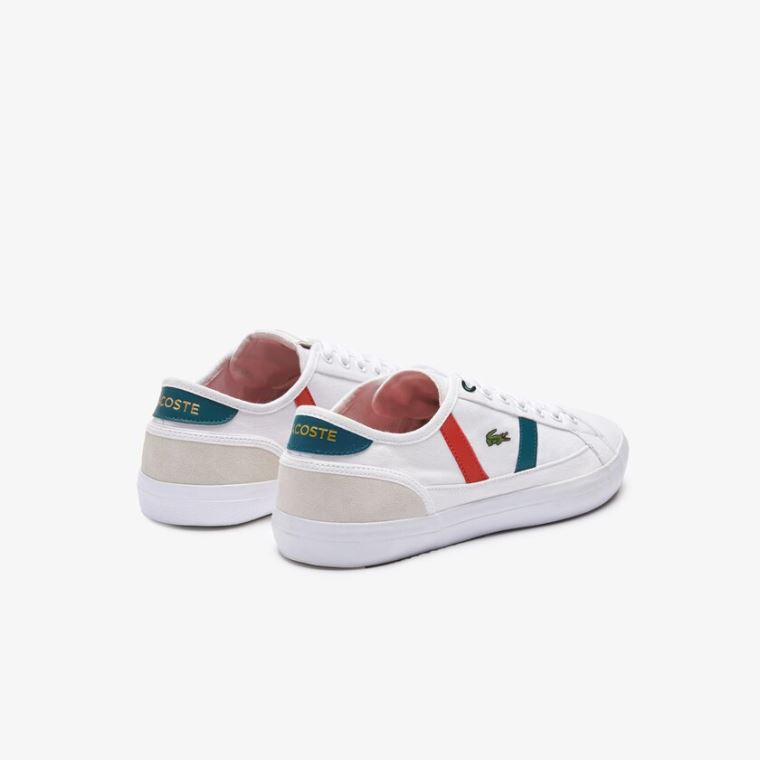 Lacoste Sideline Roland Garros Sneakers Fehér Zöld | YtY7epd3