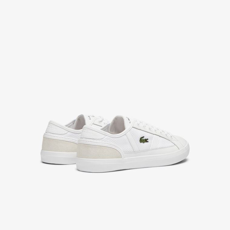 Lacoste Sideline Textil and Bőr Sneakers Fehér | CotJulGs