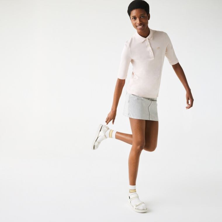 Lacoste Slim Fit Supple Pamut Polo Világos Rózsaszín | CkLdw4Wi