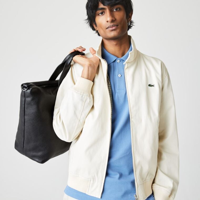 Lacoste Soft Matte Detachable-Pántos Weekend Bag Fekete | FvrwfQjf