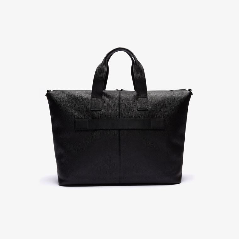 Lacoste Soft Matte Detachable-Pántos Weekend Bag Fekete | FvrwfQjf