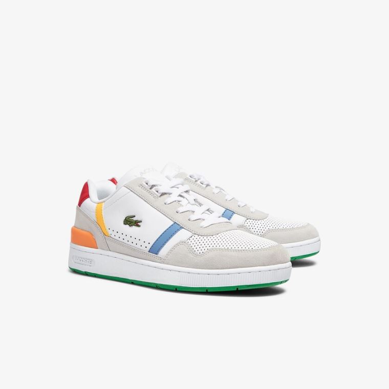 Lacoste T-Clip x Polaroid Sneakers Fehér Zöld | kIQalIye