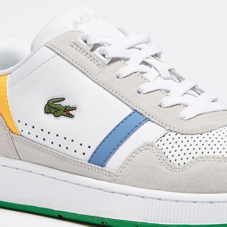 Lacoste T-Clip x Polaroid Sneakers Fehér Zöld | kIQalIye