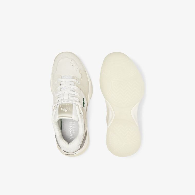 Lacoste T-Point Nubuck Bőr Sneakers Bézs | IPjx8u5d