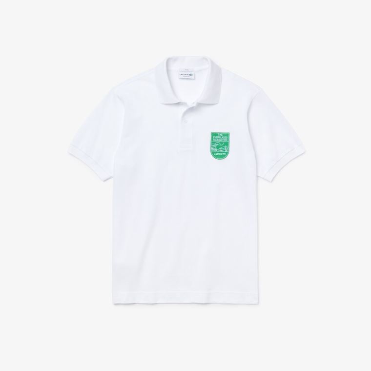 Lacoste & The Everglades Foundation Co-Branded Polo Fehér | Tdz8JYH0