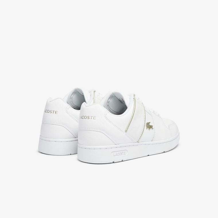 Lacoste Thrill Bőr and Szintetikus Sneakers Fehér | mybnWWG5