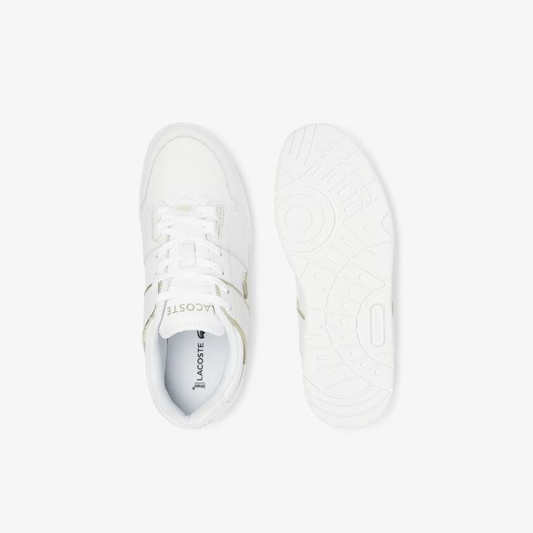 Lacoste Thrill Bőr and Szintetikus Sneakers Fehér | mybnWWG5