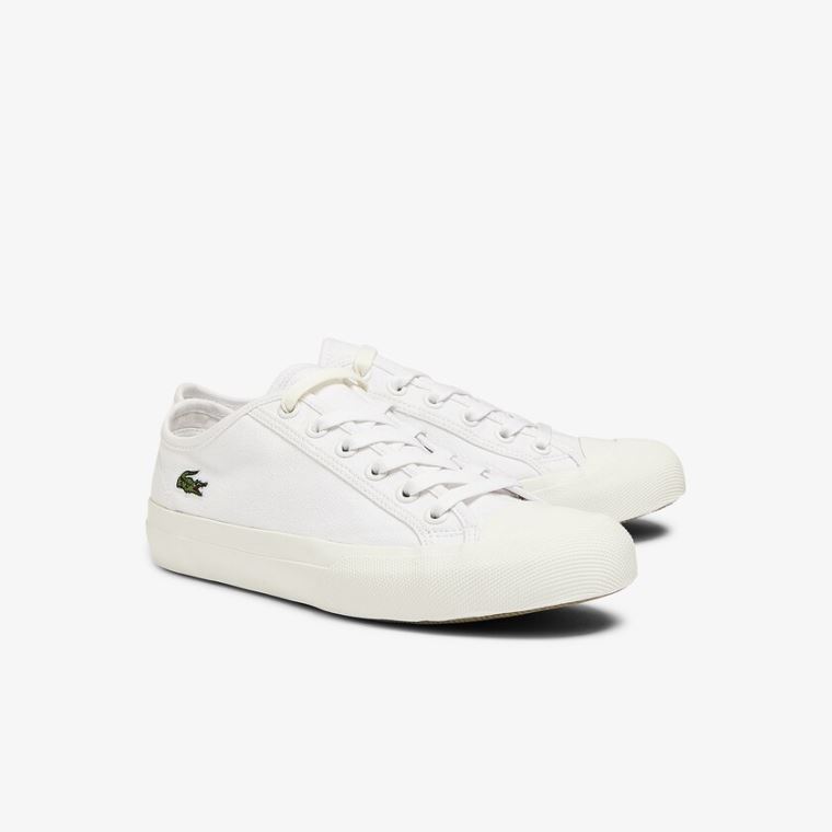 Lacoste Topskill Vászon Sneakers Fehér Fehér | WoHosnBg