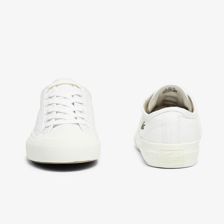 Lacoste Topskill Vászon Sneakers Fehér Fehér | WoHosnBg