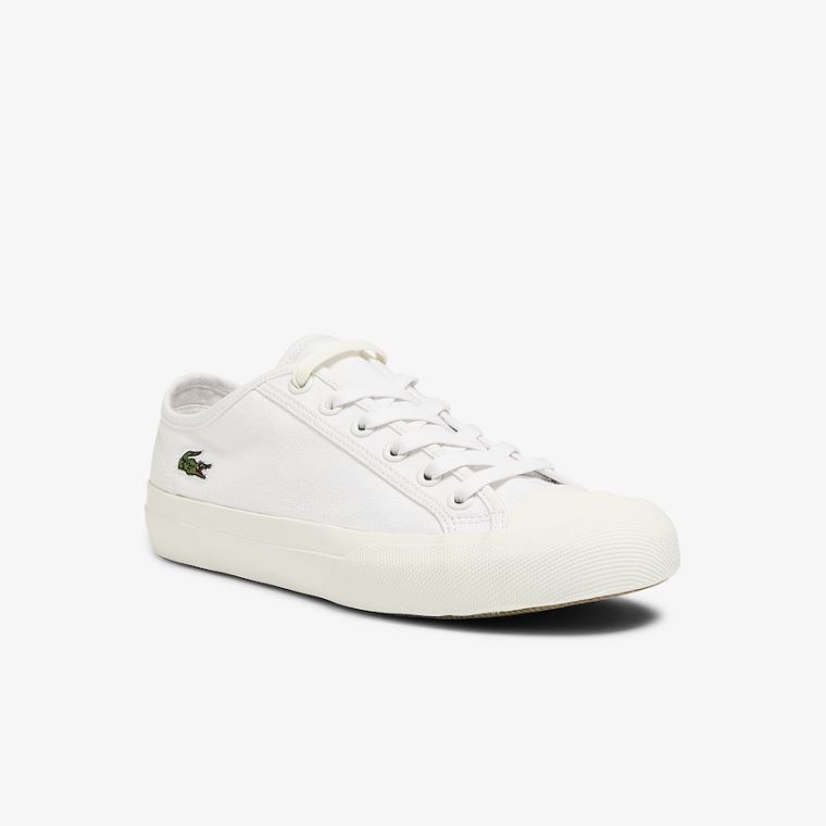 Lacoste Topskill Vászon Sneakers Fehér Fehér | WoHosnBg