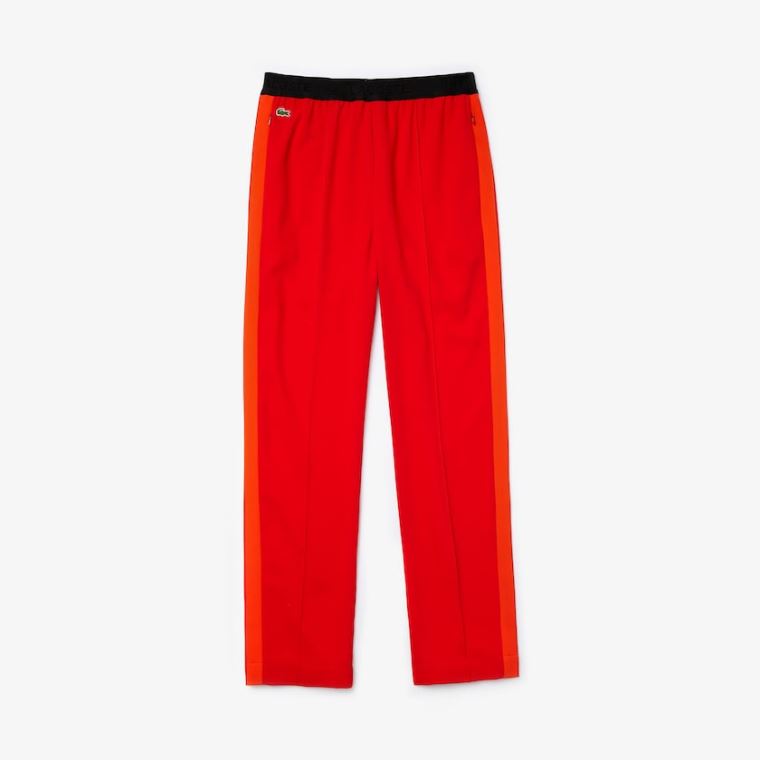 Lacoste Twill Flared Pants Piros | GmfT3OZV