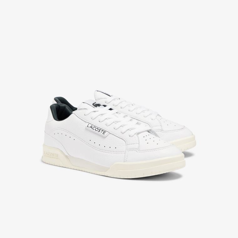 Lacoste Twin Serve Luxe Bőr Sneakers Fehér | DzuqctEv