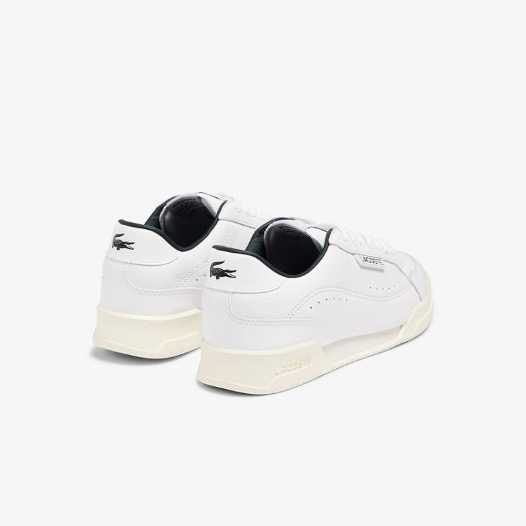 Lacoste Twin Serve Luxe Bőr Sneakers Fehér | DzuqctEv