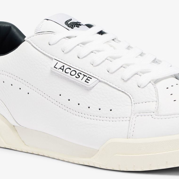 Lacoste Twin Serve Luxe Bőr Sneakers Fehér | DzuqctEv