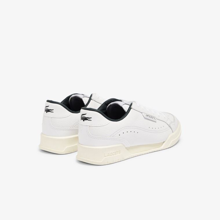 Lacoste Twin Serve Luxe Bőr and Szintetikus Sneakers Fehér | R5g5v0MQ