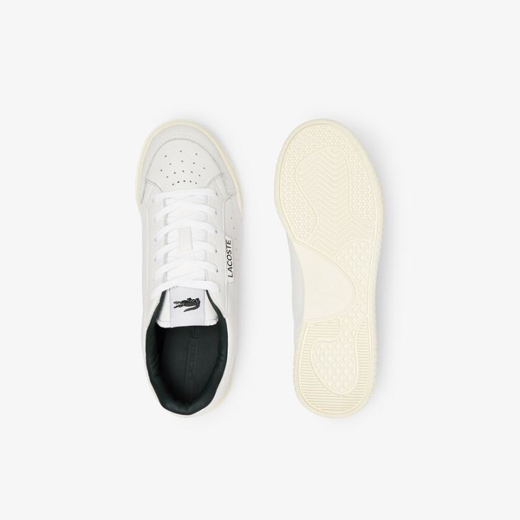 Lacoste Twin Serve Luxe Bőr and Szintetikus Sneakers Fehér | R5g5v0MQ