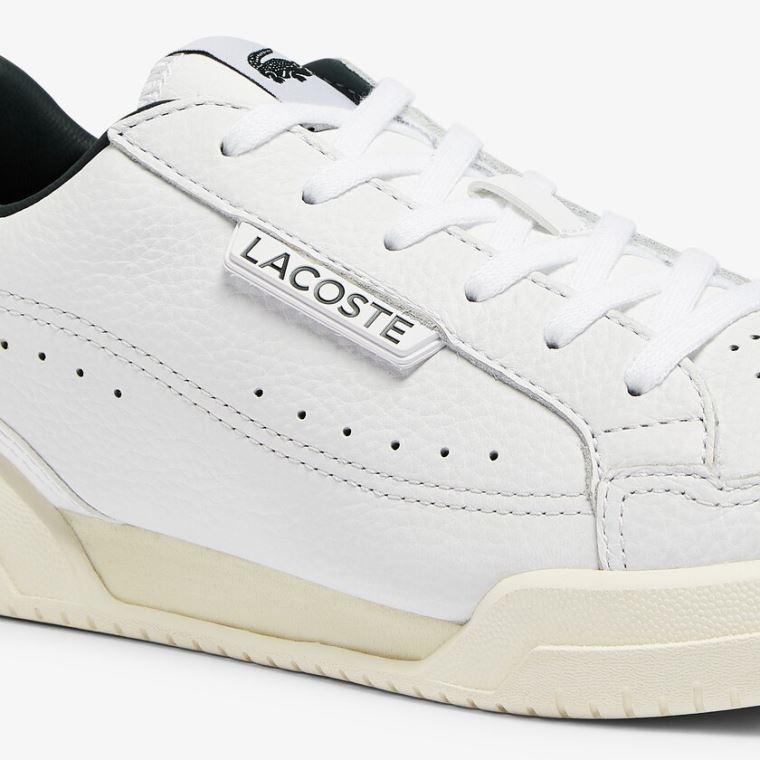 Lacoste Twin Serve Luxe Bőr and Szintetikus Sneakers Fehér | R5g5v0MQ