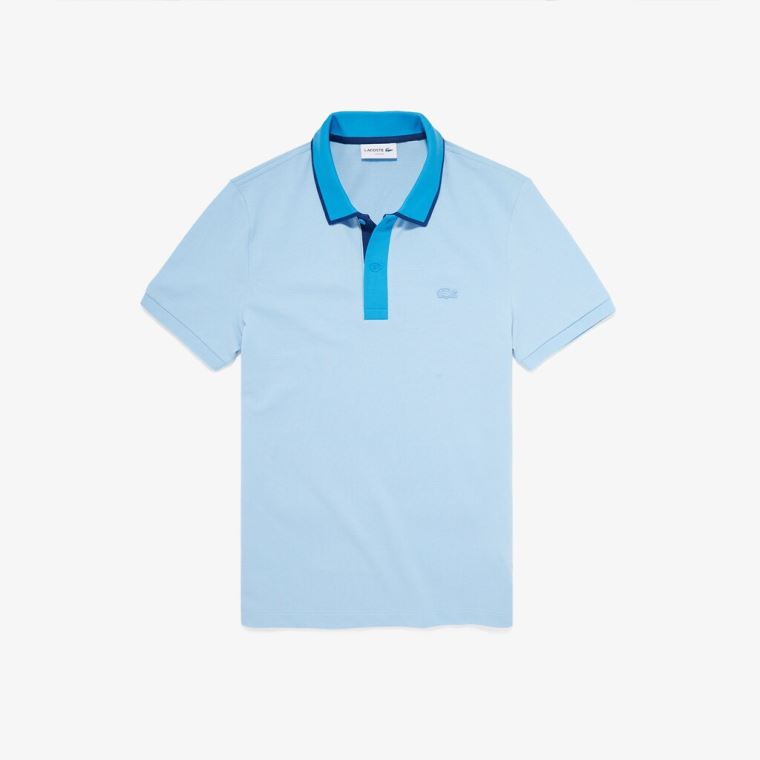 Lacoste Two-Tone Collared Polo Türkiz Sárga Lila Rózsaszín | xZEmIlTC