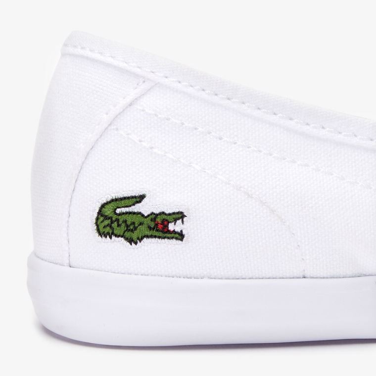 Lacoste Ziane Vászon Sneakers Fehér | Gk4HSsBa