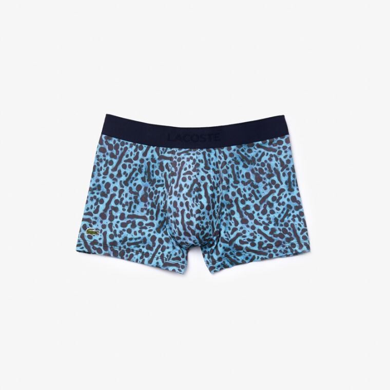 Lacoste x National Geographic Polyester Trunk Fehér | L577kFDz