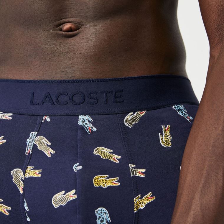 Lacoste x National Geographic Trunk Sötétkék Kék Fehér | qa0ZTOO4